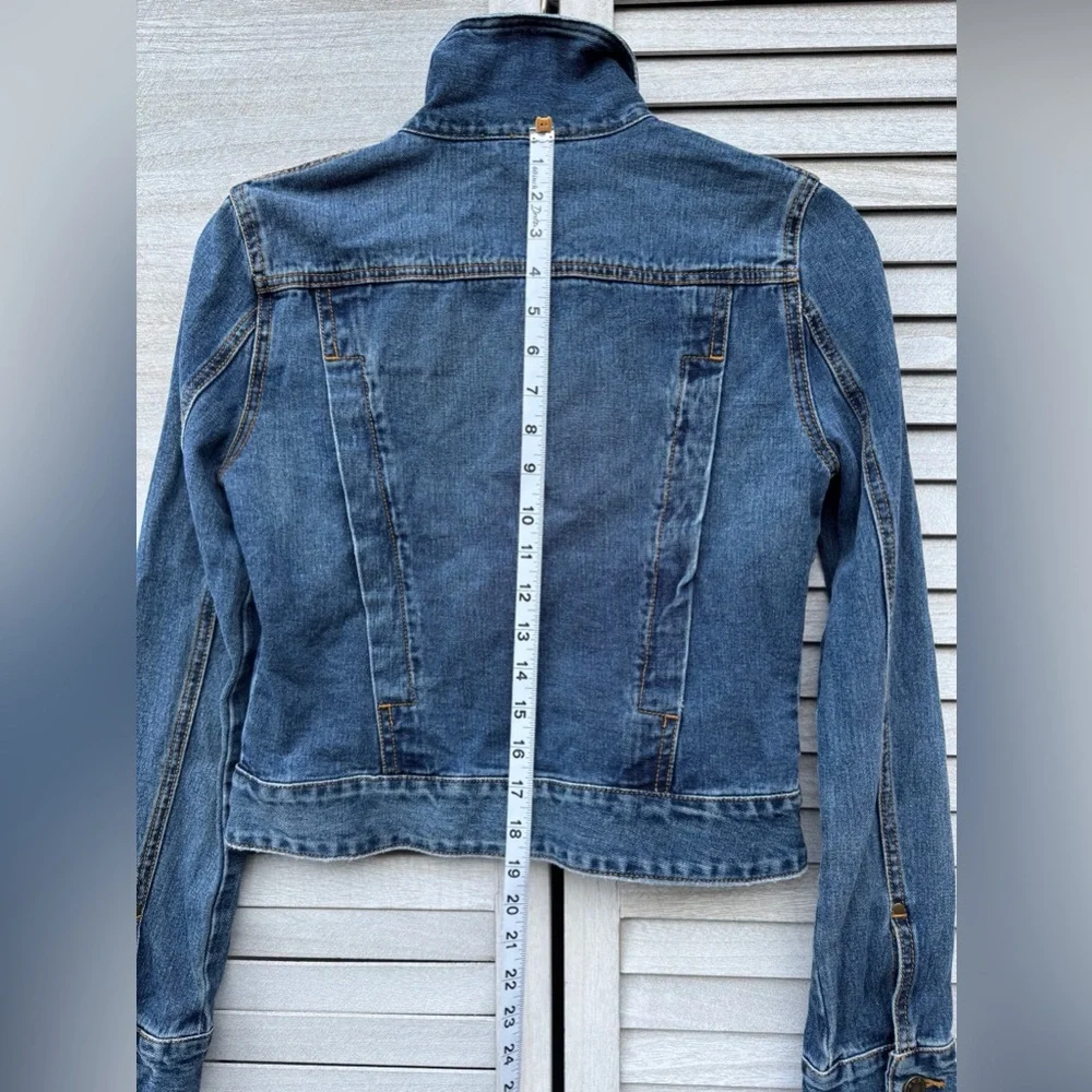 Free People Medium Blue Jean Jacket. Great Condition. Size XS Festival Classic - Picture 4 of 15